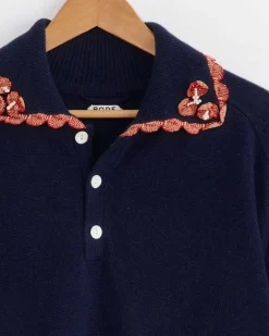 Rookie Polo Knit in Navy