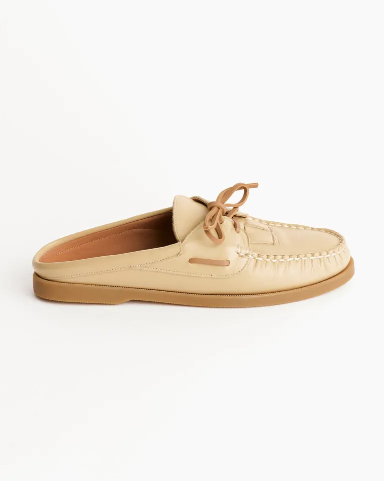 Saler Mule Nautic in Oat/Beige