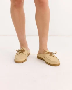 Saler Mule Nautic in Oat/Beige