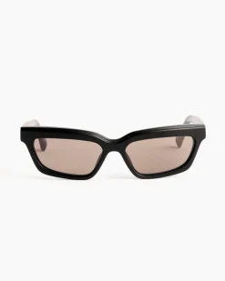 Salon Sunglasses in Matt Black/Silver/Grey