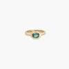 Scallop Ring in 14K / Tourmaline
