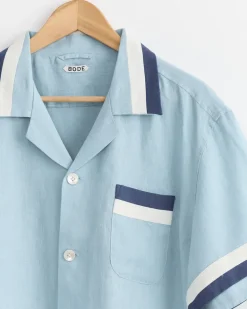 Seedling Stripe Shirt in White Blue