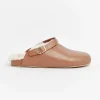 Shearling Clog in Umber