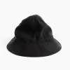 Silk Nep Hat in Black