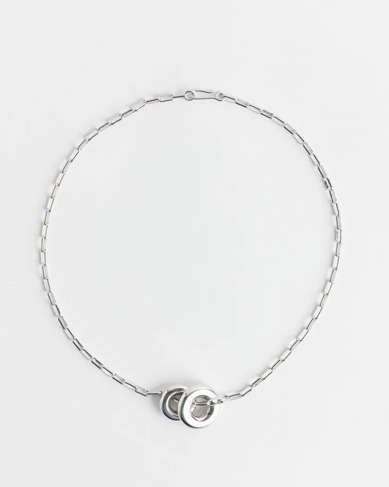 Silver Moneta Necklace