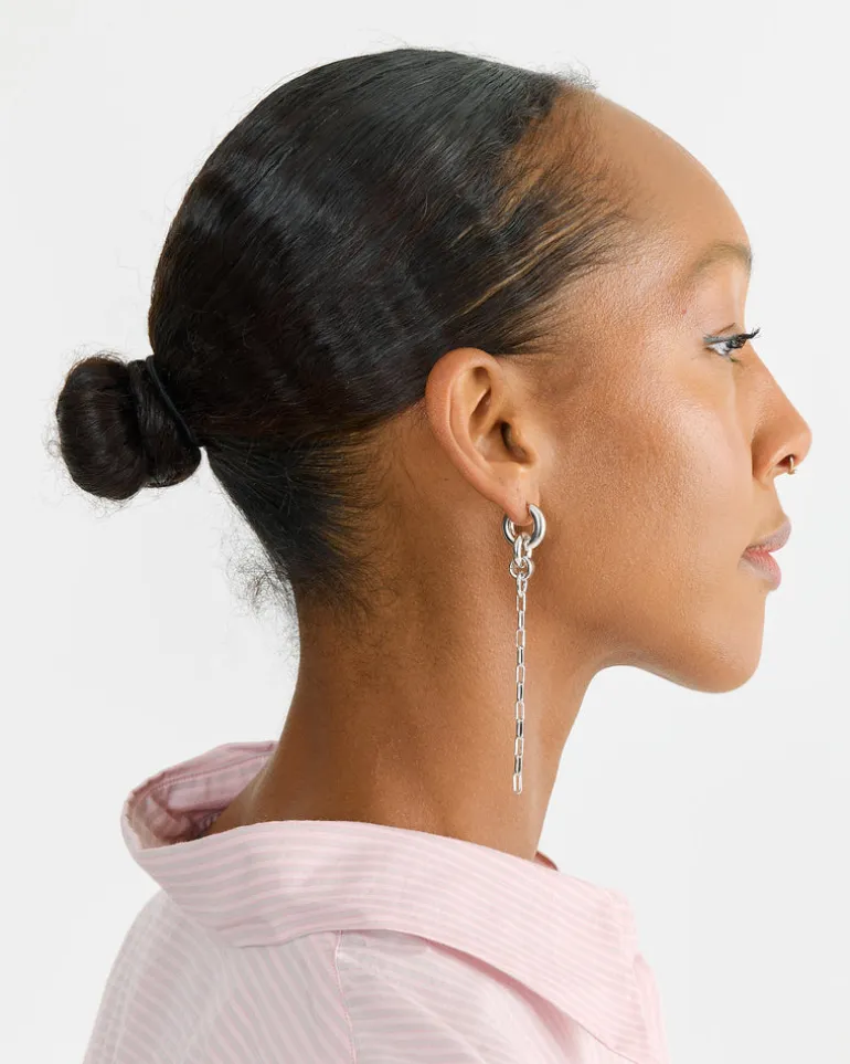Silver Pezza Earrings
