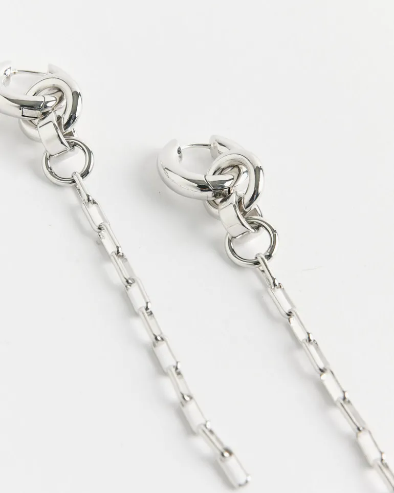 Silver Pezza Earrings