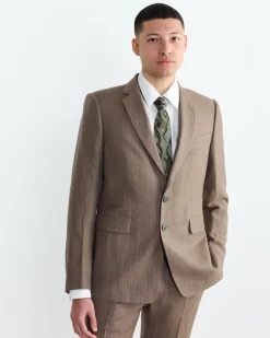 Slim Fit Suit in Tan
