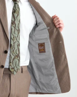 Slim Fit Suit in Tan