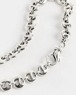 Small Circle Link Bracelet in Sterling Silver