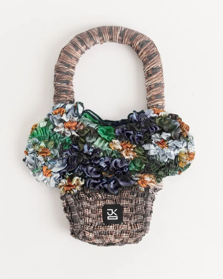 Small Tote Basket in Sky Blue