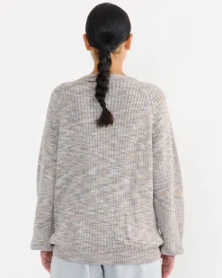 Soar Cardigan in Grey Melange