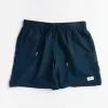 Solid Swim Trunk in Navy