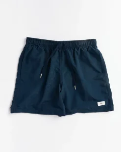 Solid Swim Trunk in Navy