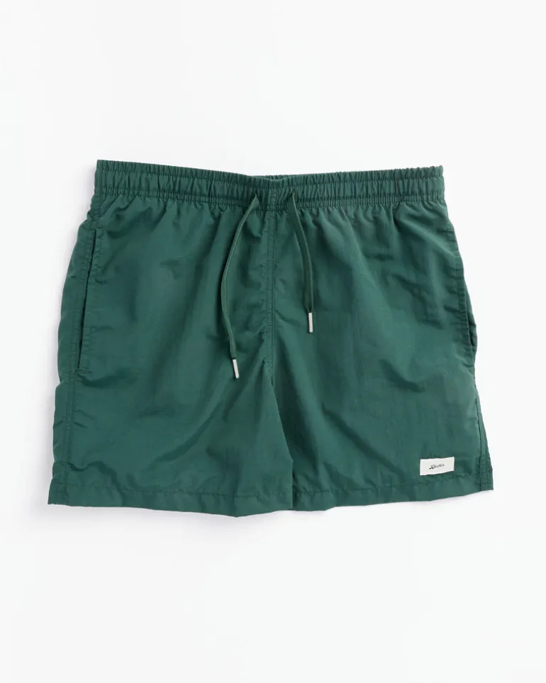 Solid Swim Trunk in Pine