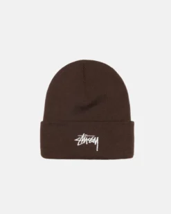 Stock Cuff Beanie in Coffee