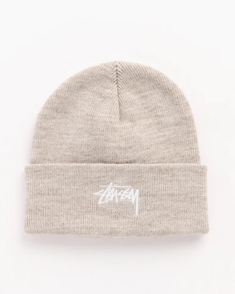 Stock Cuff Beanie in Sandstone