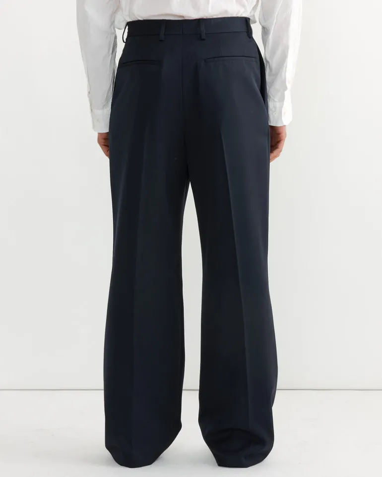 Straight Pants in Navy
