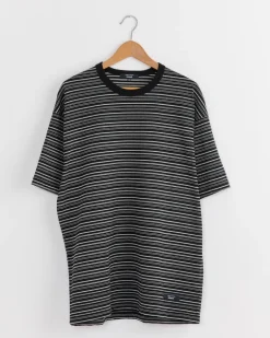 Striped T-Shirt in Black