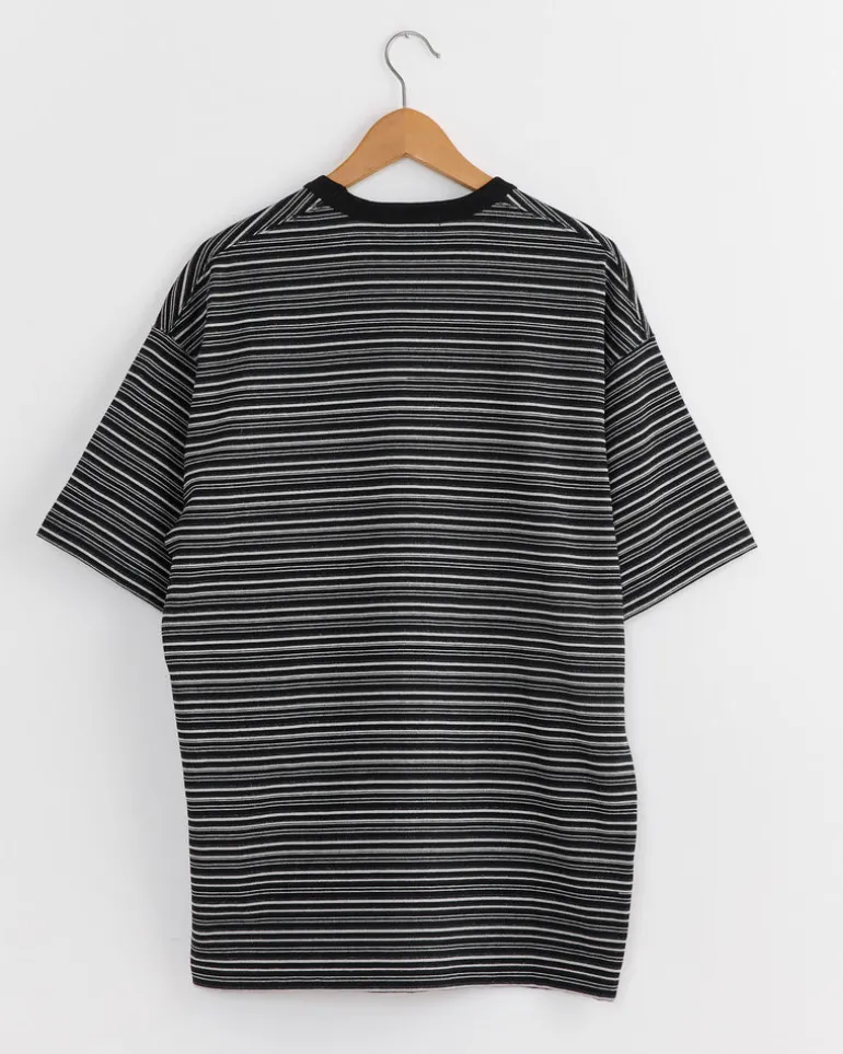 Striped T-Shirt in Black