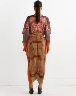 Sue Hand Pleated Kaftan in Elias