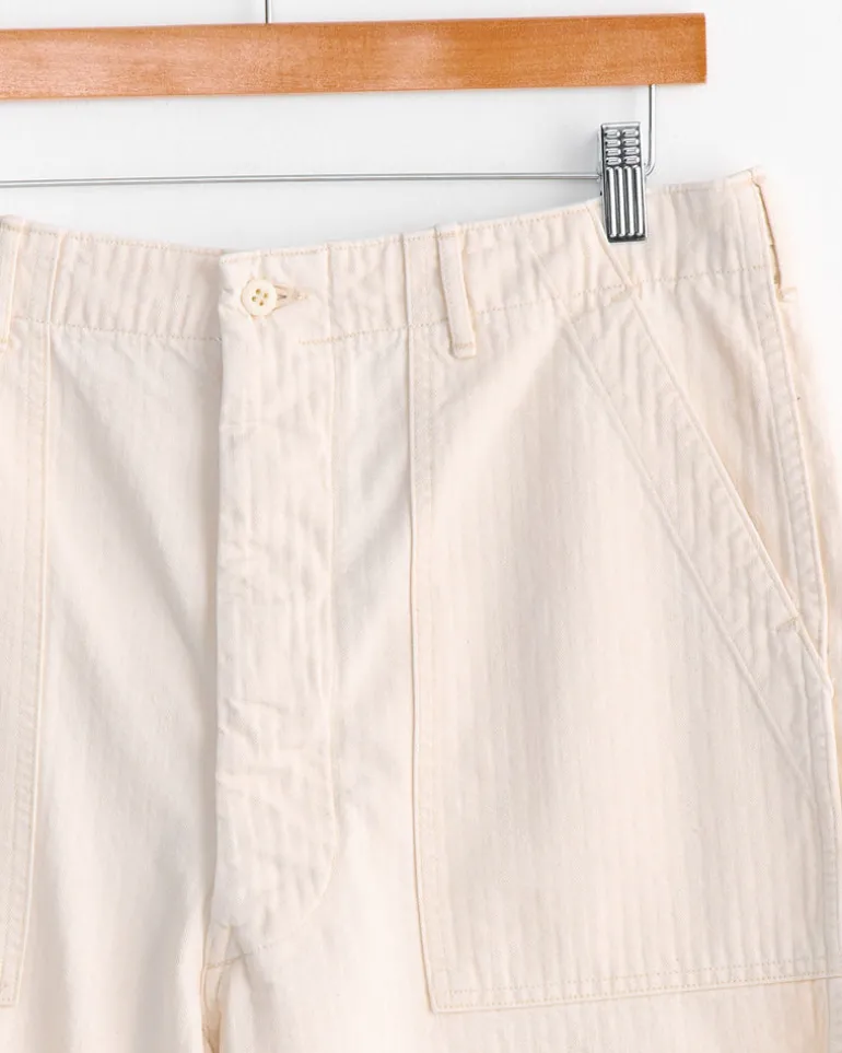 Summer Fatigue Short in Ecru