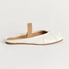 Tabi Ballerina Mule Elastic Band in White