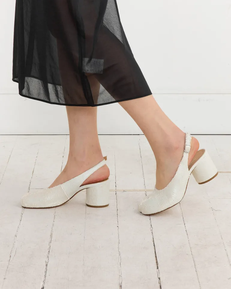 Tabi Slingback H60 in White
