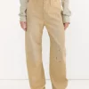 Tailored Painter Trousers in Brown