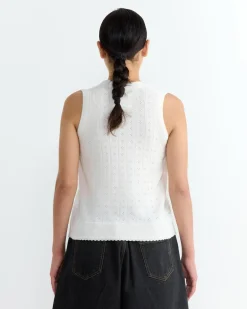 Tank Top Pointelle in Garza