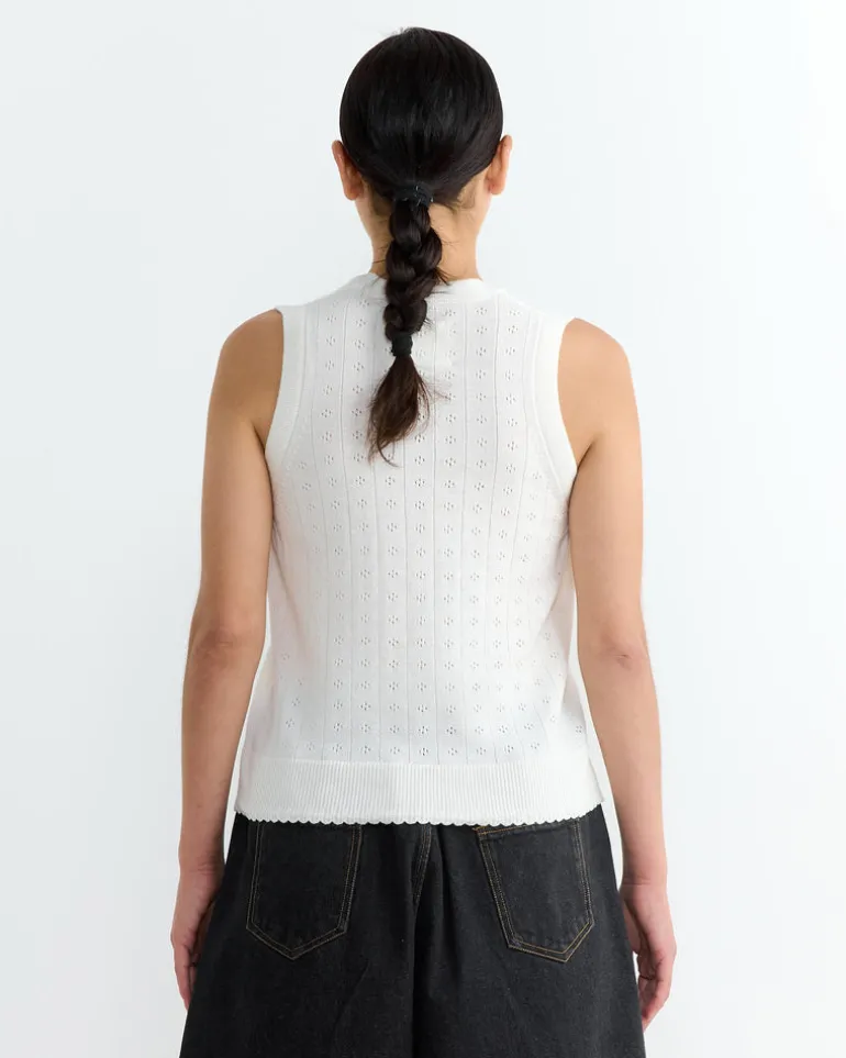Tank Top Pointelle in Garza