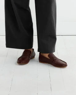 The Penny Loafer in Oxblood
