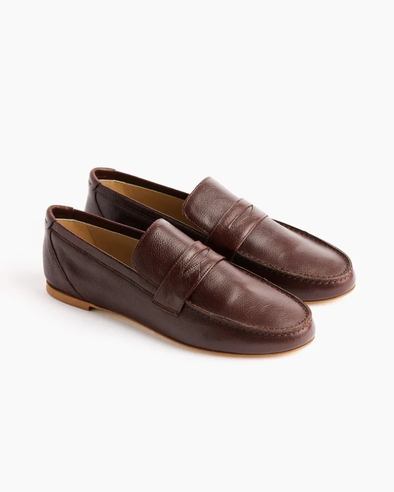 The Penny Loafer in Oxblood