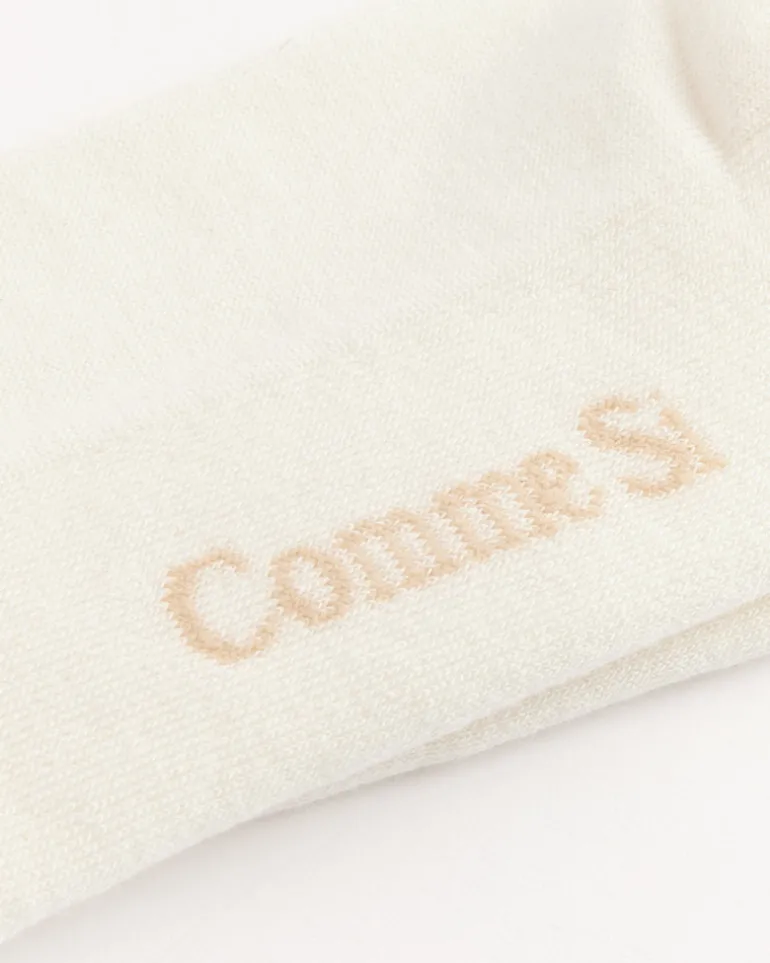 The Tube Cotton Socks in Off White