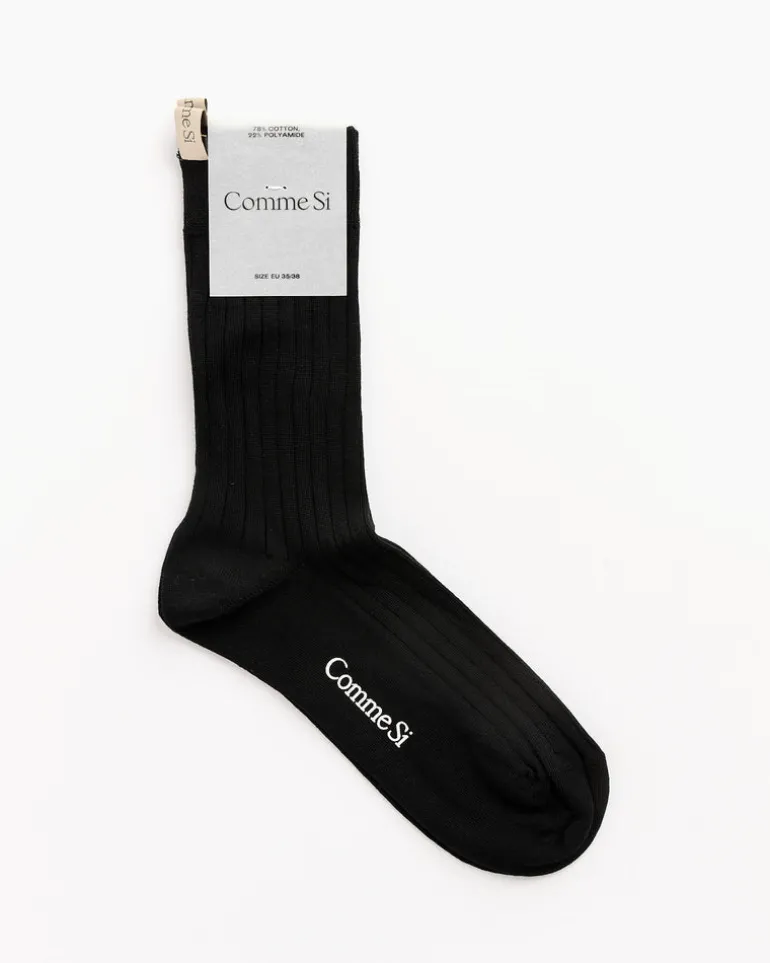 The Yves Socks in Black