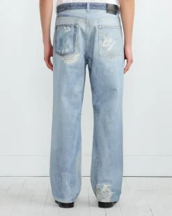 Third Cut Denim in Digital Print