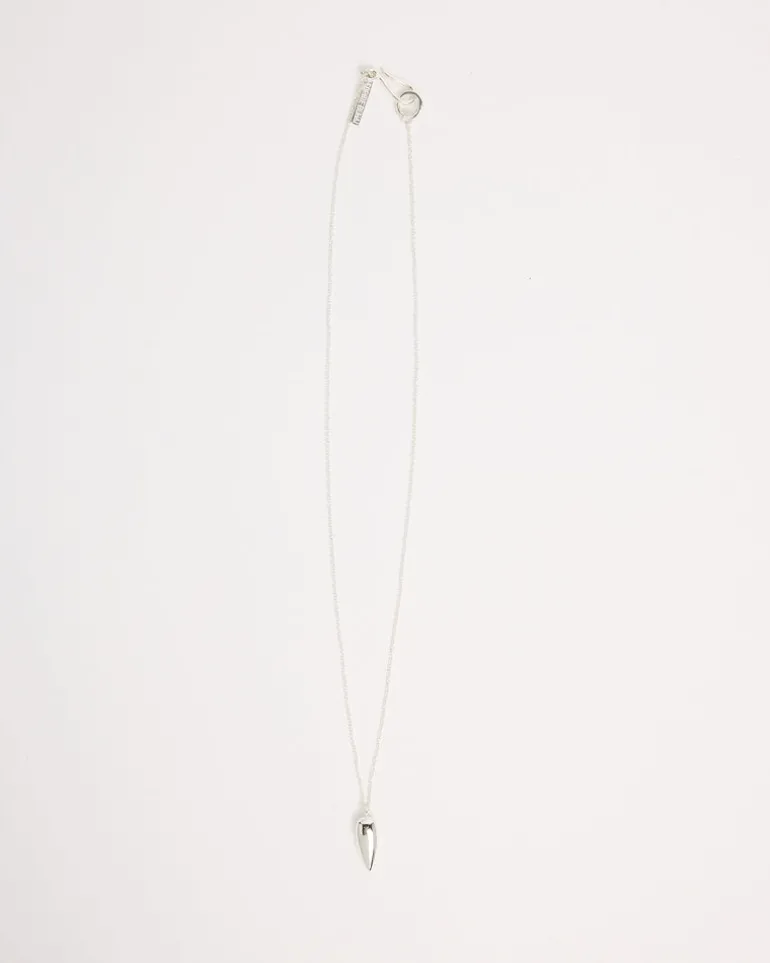 Tiny Spear Pendant in Sterling Silver