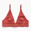 Triangle Bra in Burned Red