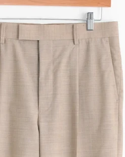 Tropical Wool Slack in Top Light Brown
