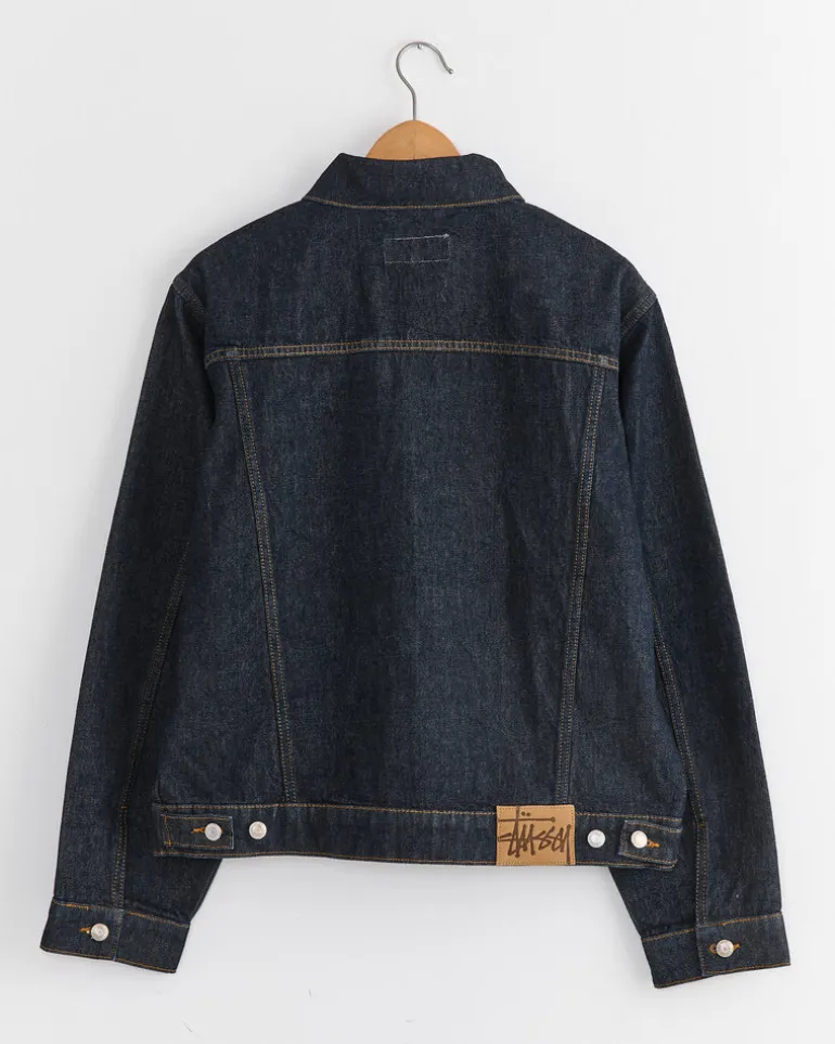 Trucker Denim Jacket in Faded Indigo