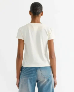 T-Shirt in Butter