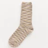 Twist Overankle Socks in Grey Melange