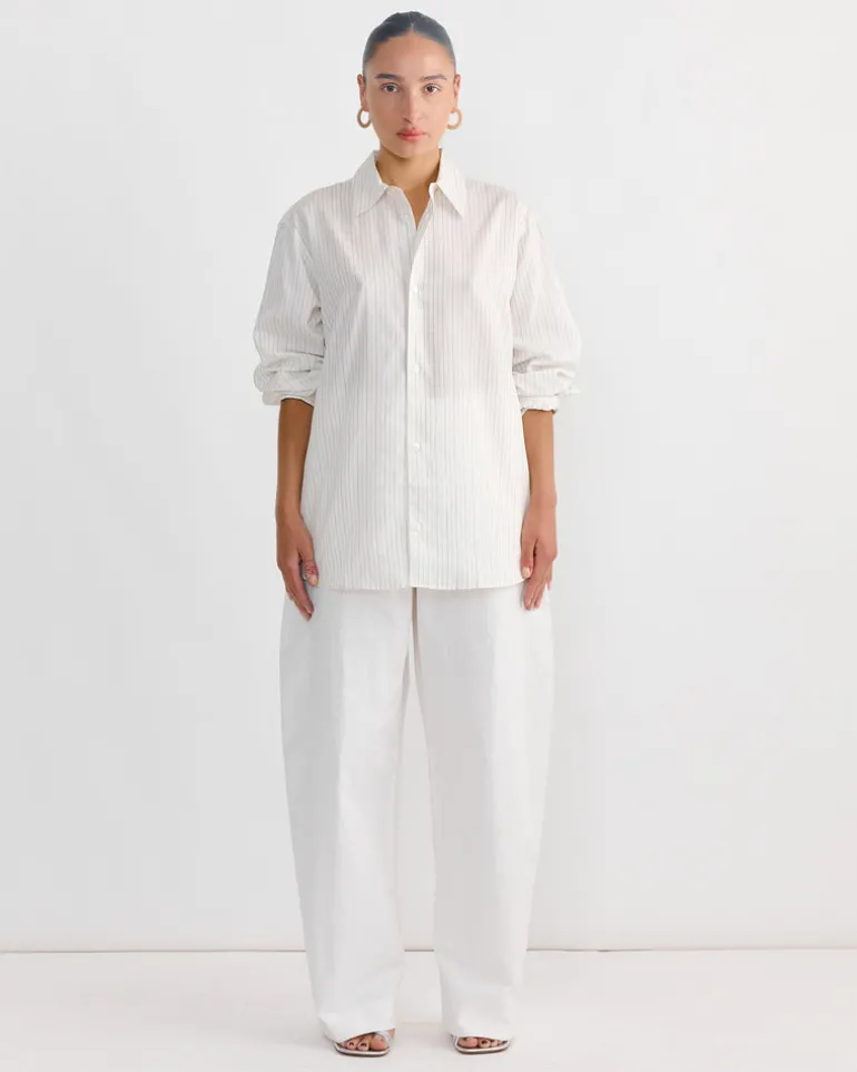 View Shirt in Ecru/Black
