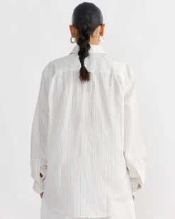 View Shirt in Ecru/Black