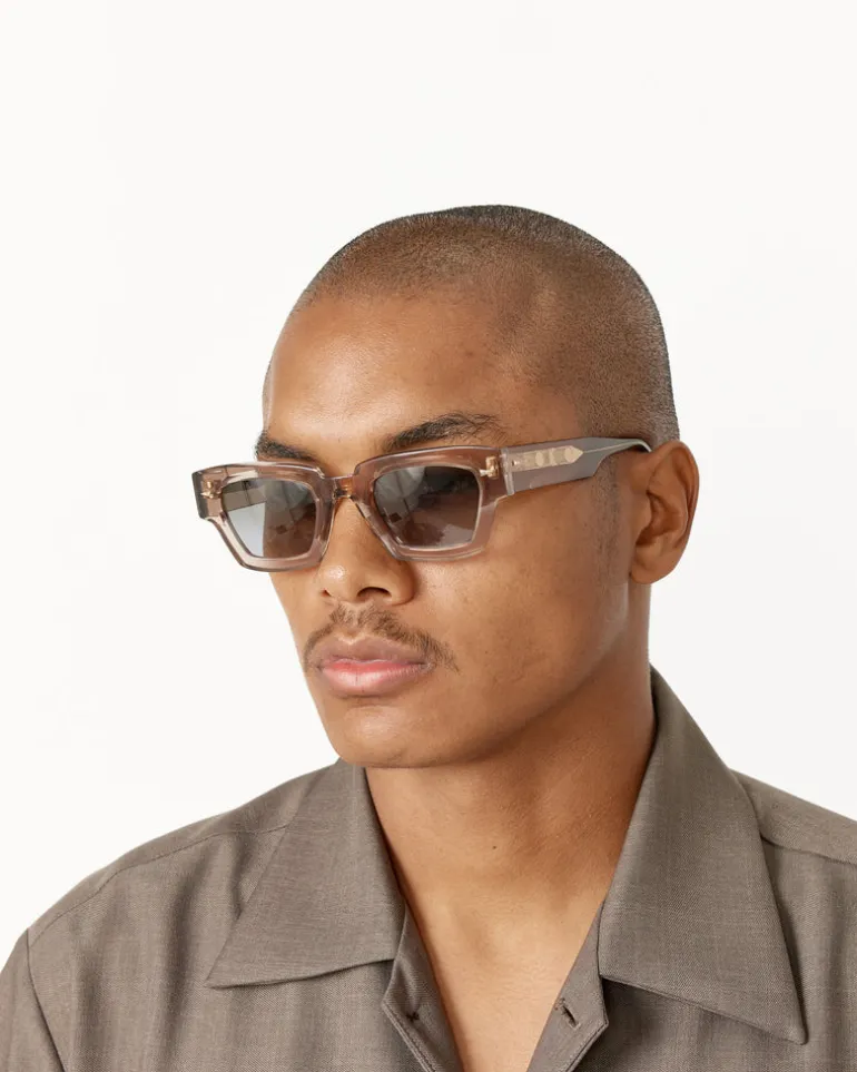 Villette Sunglasses in Coffee Light/Grey Gradient
