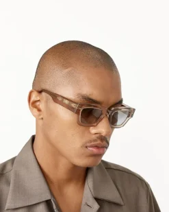Villette Sunglasses in Coffee Light/Grey Gradient