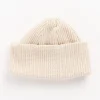 Waffle Knit Cap in Ivory