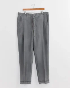 Wool Mohair Trousers in Grey