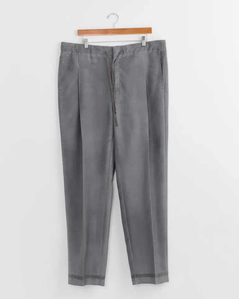 Wool Mohair Trousers in Grey