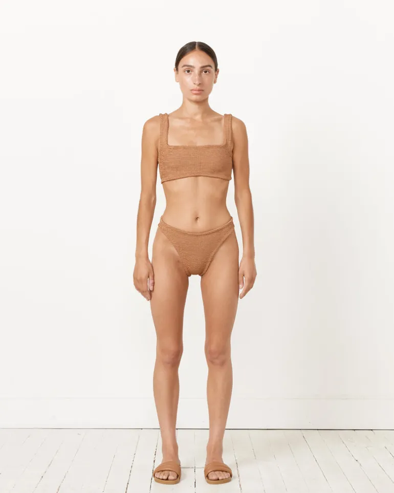 Xandra Bikini in Metallic Cocoa